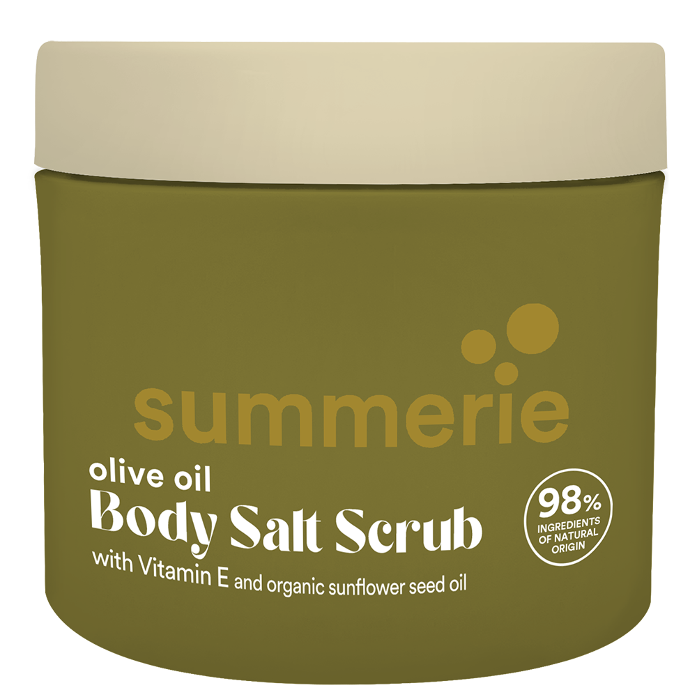 Summerie Body Scrub Jar 200g Olive Oil F 300dpi