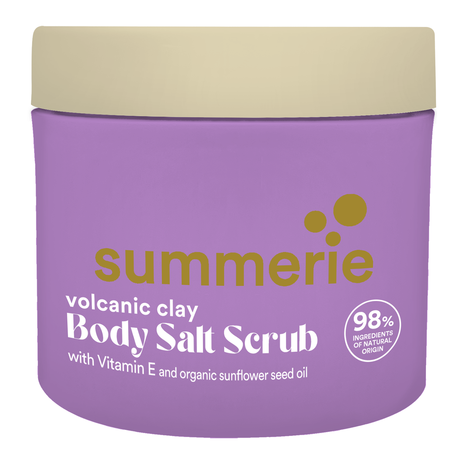 Summerie Body Scrub Jar 200g Volcanic Clay F 300dpi