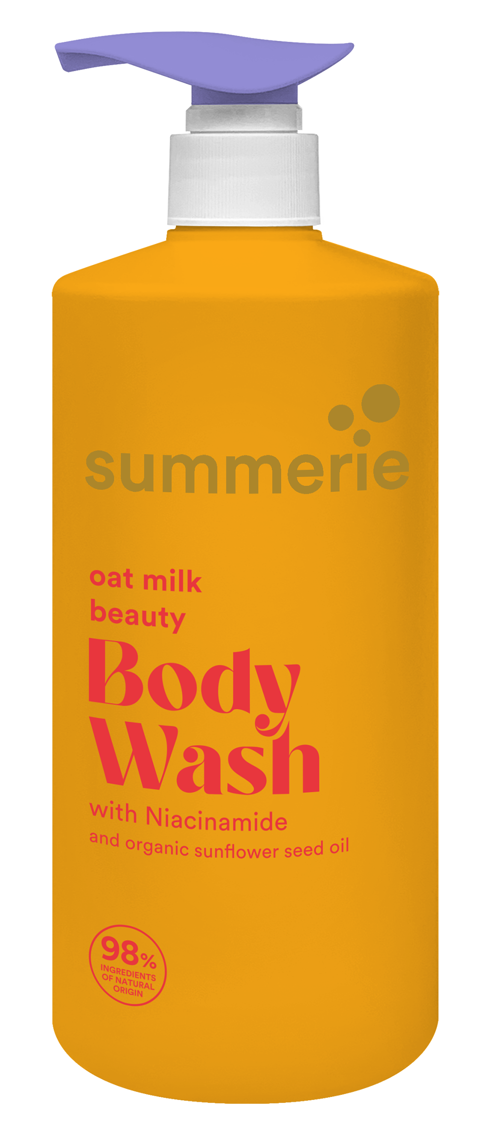 Summerie Body Wash Bottle 650ml Oat Milk F 300dpi